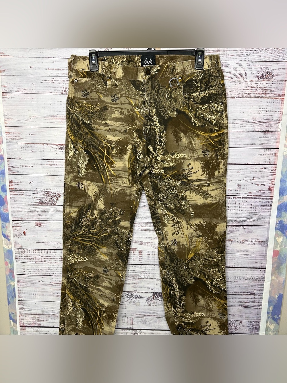 Realtree Camo Jeans Mens 34x30 Hunting Outdoor Cotton Pants G6